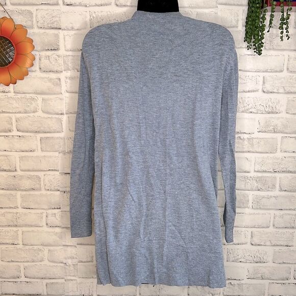 Madewell Ryder Heather Blue Cardigan Top Shirt Sweater Oversized Small - Picture 5 of 7